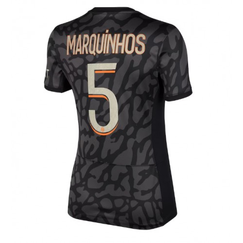 Dámy Fotbalový dres Paris Saint-Germain Marquinhos #5 2023-24 Třetí Krátký Rukáv